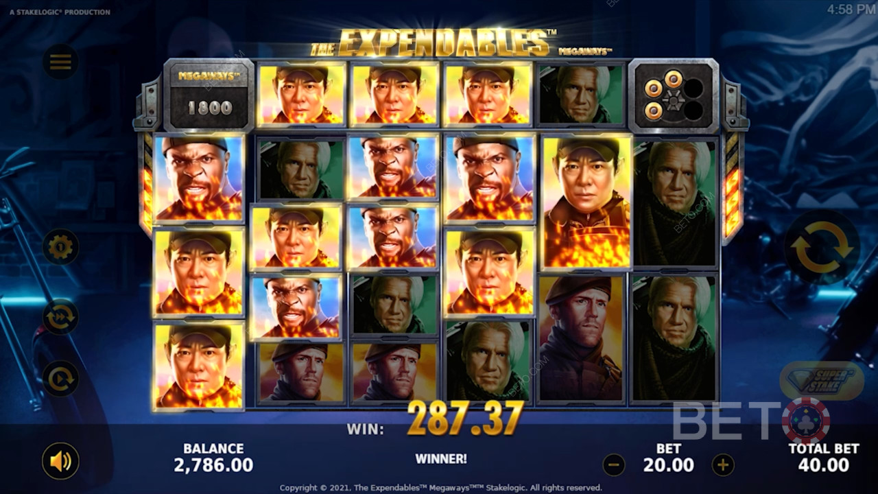The Expendables New Mission Megaways A BETO Slots felülvizsgálata