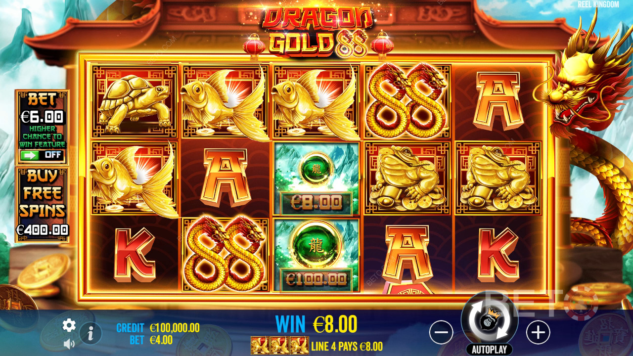 Játsszon Dragon Gold 88-at?