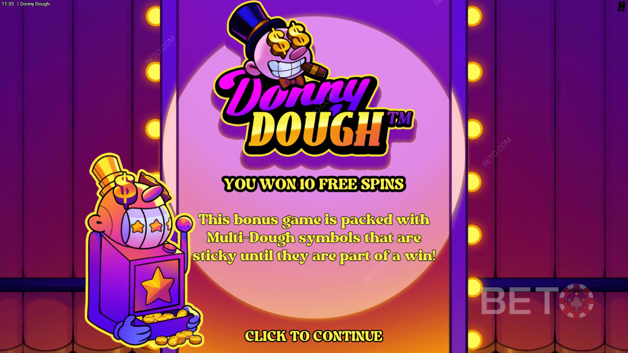 Bónusz funkciók magyarázata Donny Dough által Hacksaw Gaming