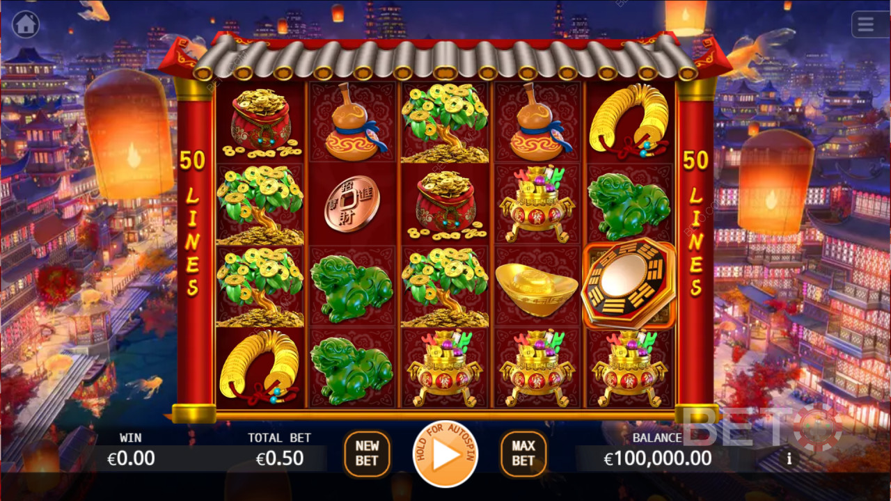 Nyerj 419-szeres tétet a Lucky God nyerőgépen!