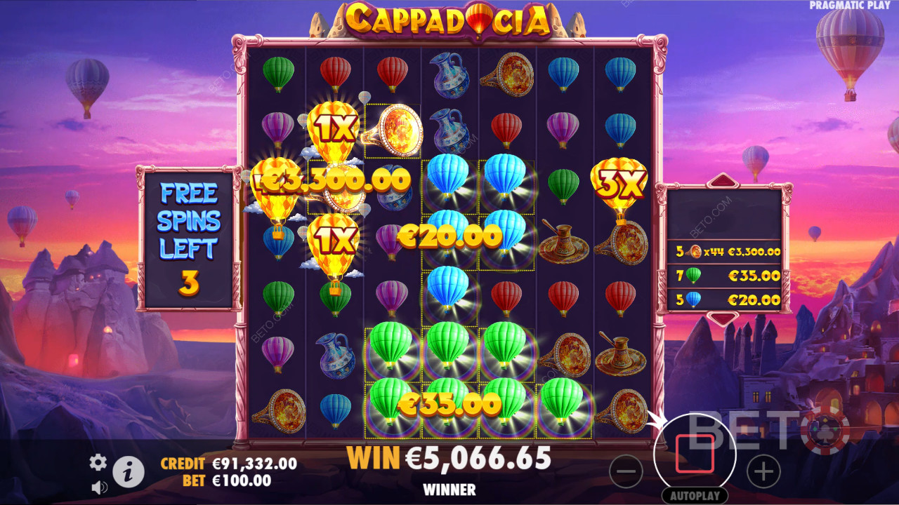 Cappadocia (Pragmatic Play) Ingyenes Játék