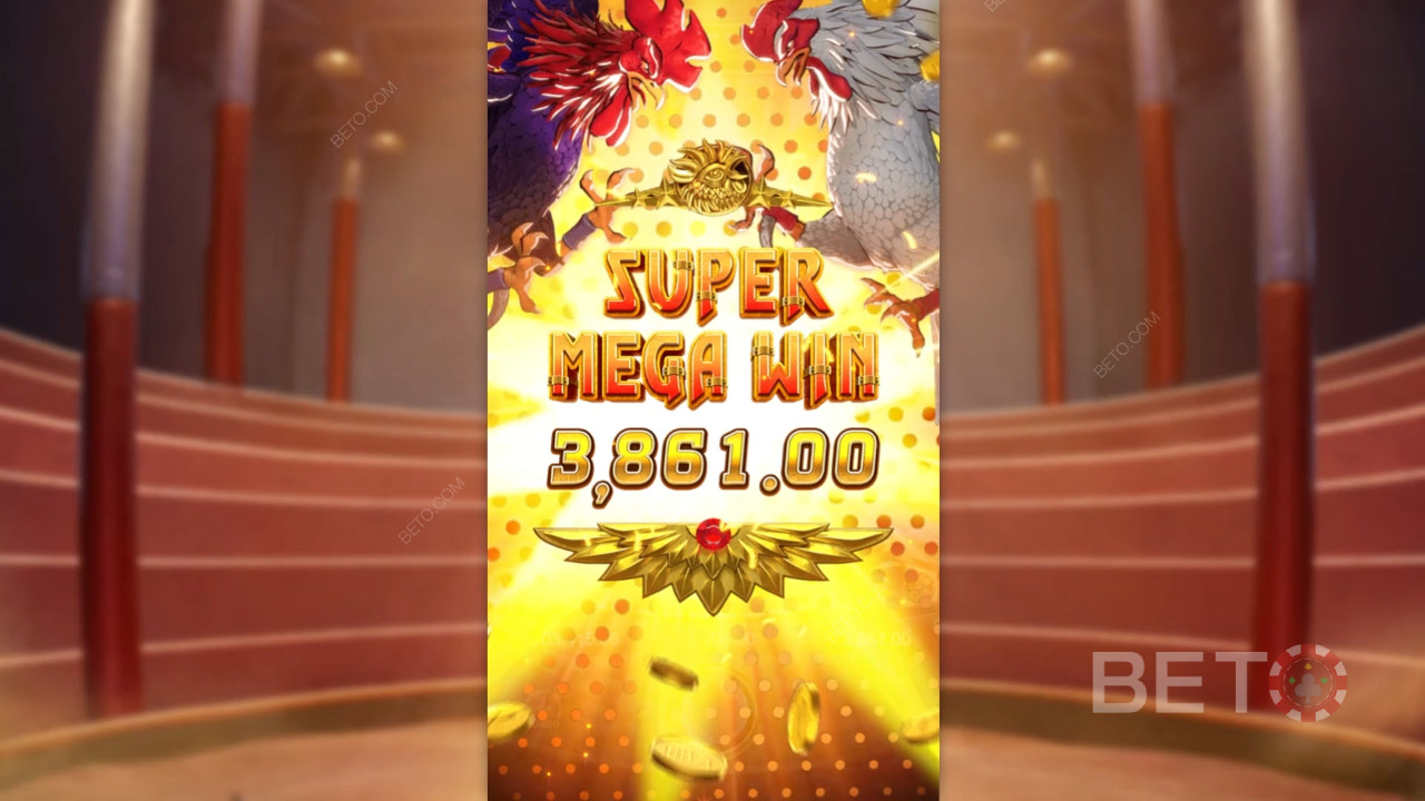 Nyerje meg tétjének 20,000-szeresét a Rooster Rumble videó nyerőgépen!