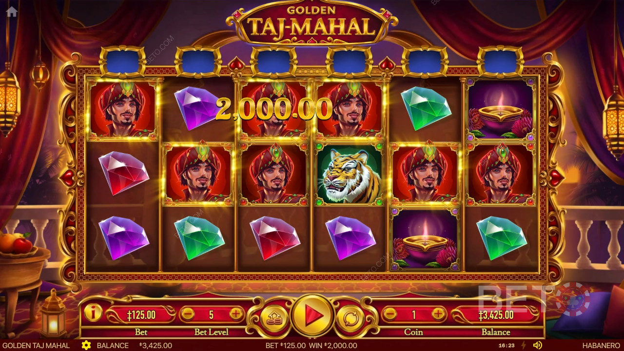 Golden Taj Mahal felülvizsgálata a BETO Slots által