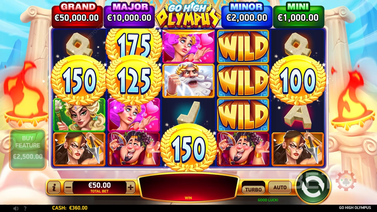 Go High Olympus felülvizsgálata a BETO Slots által