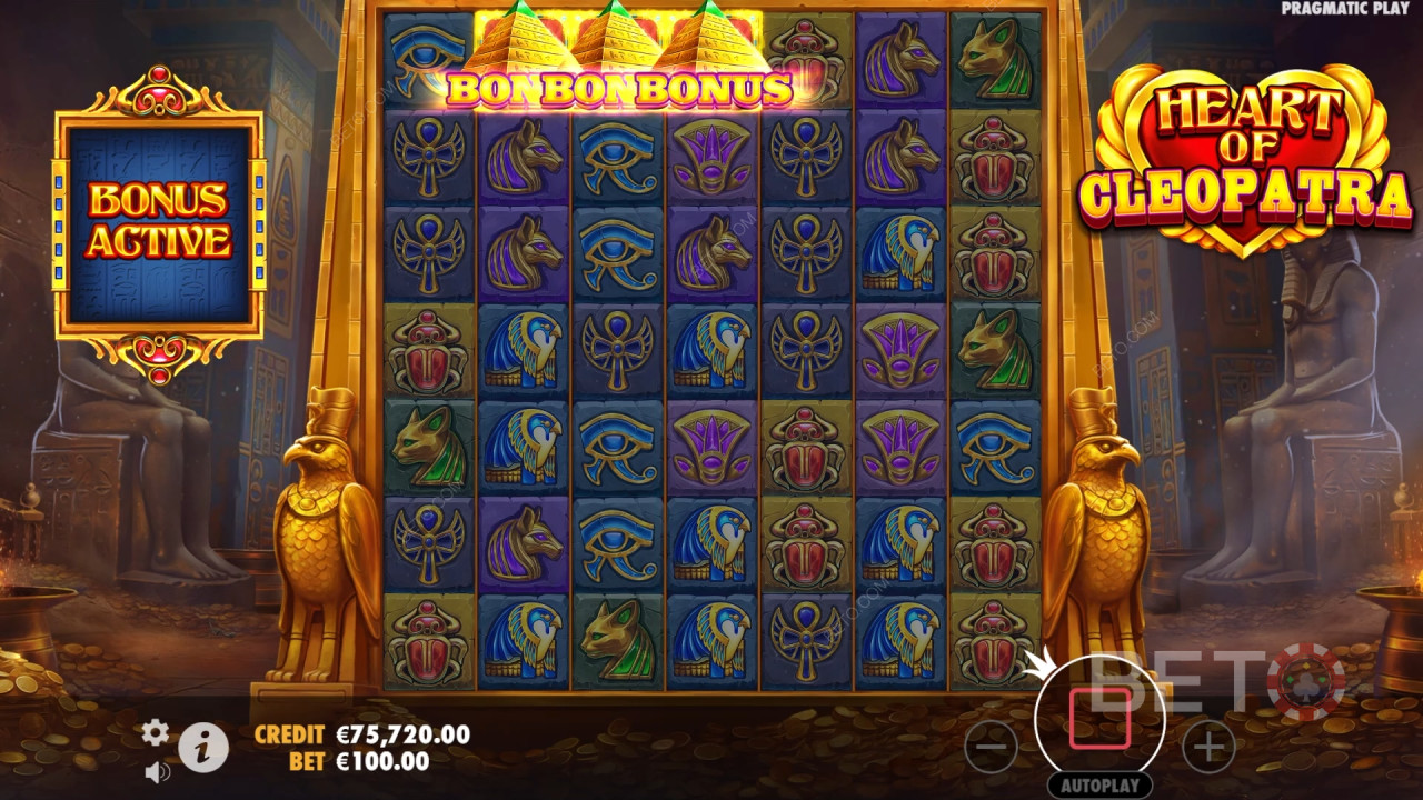 Heart of Cleopatra felülvizsgálata a BETO Slots által