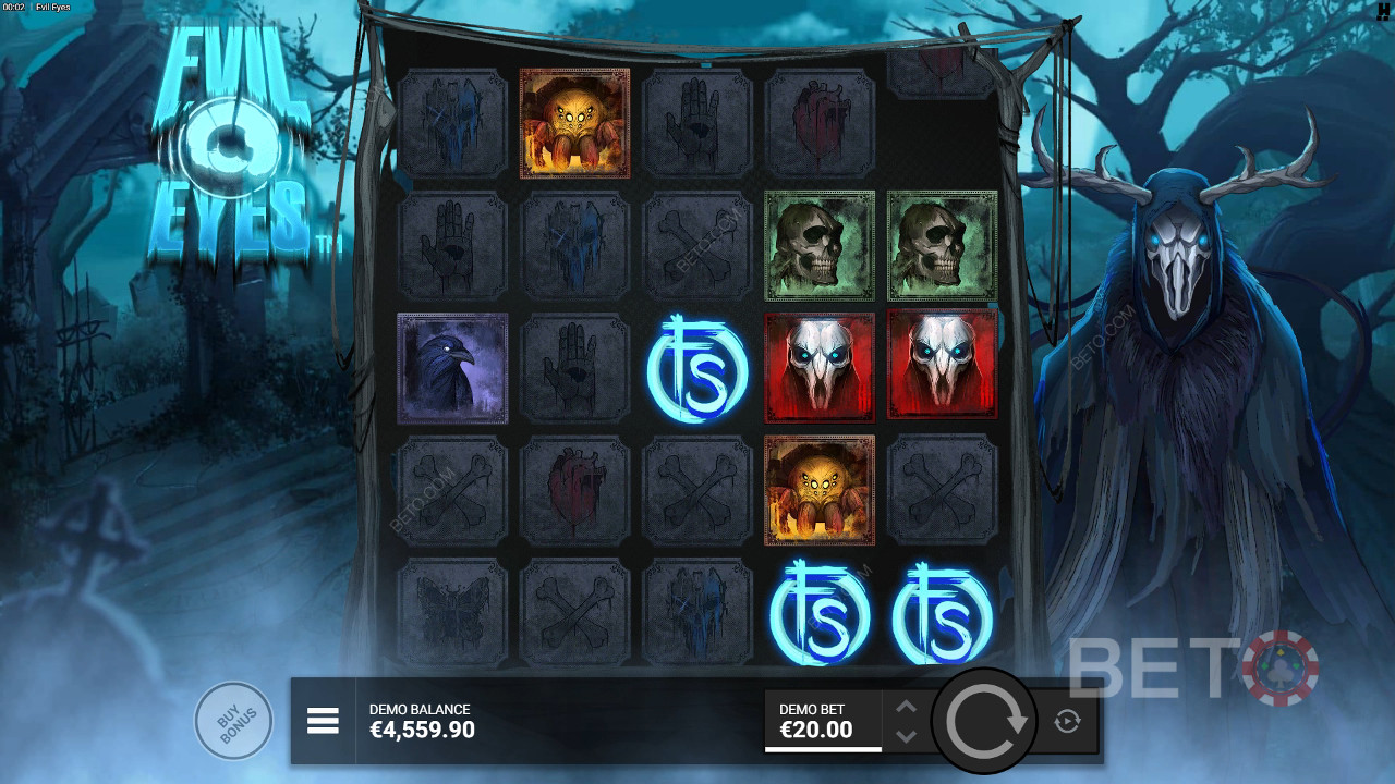 Evil Eyes felülvizsgálata BETO Slots által