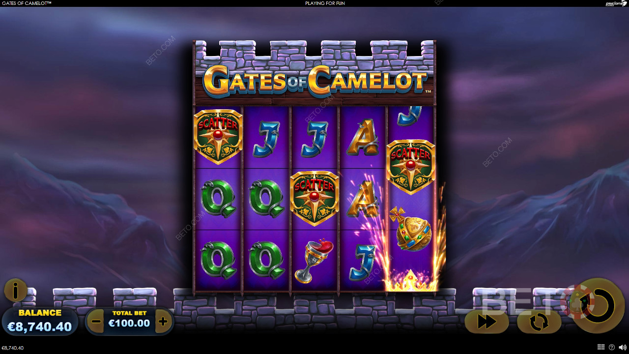 Gates of Camelot felülvizsgálata a BETO Slots által