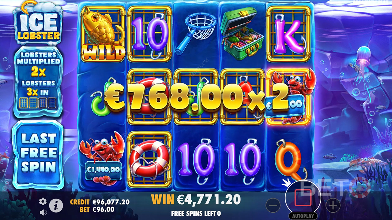 Ice Lobster felülvizsgálata BETO Slots által