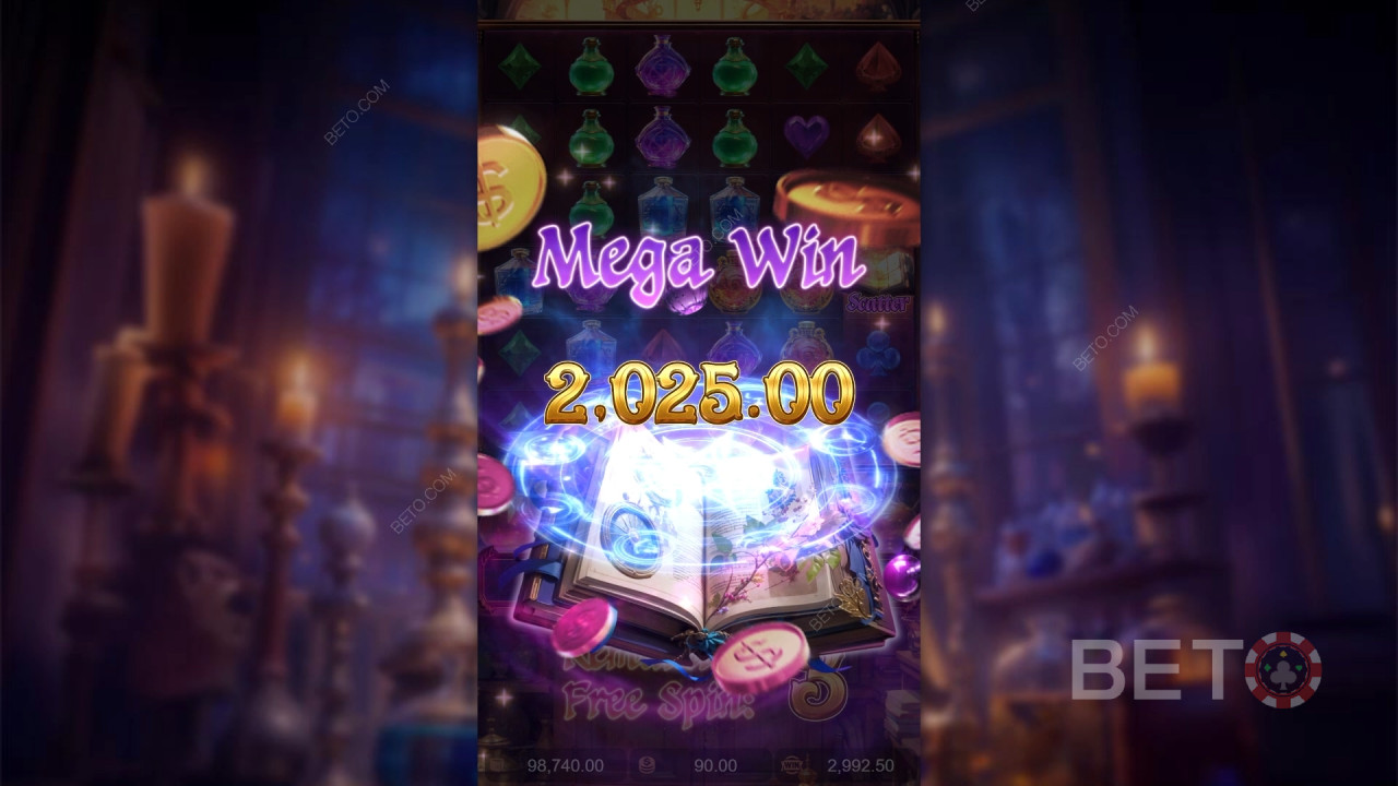 Nyerd meg téted 10,000-szeresét a Mystic Potion nyerőgépen!