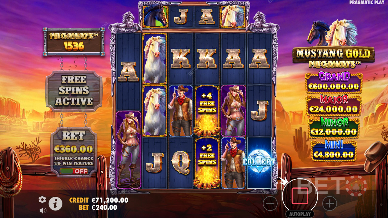 Mustang Gold Megaways felülvizsgálata BETO Slots által