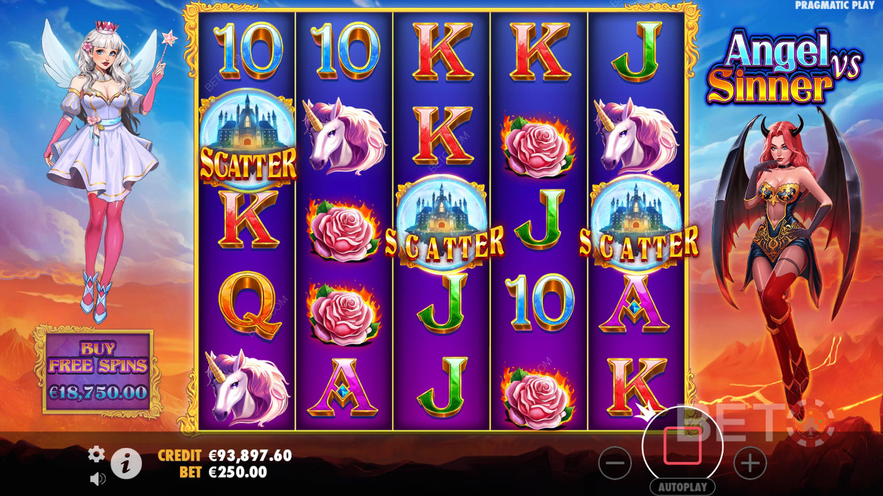 Angel vs Sinner felülvizsgálata a BETO Slots által