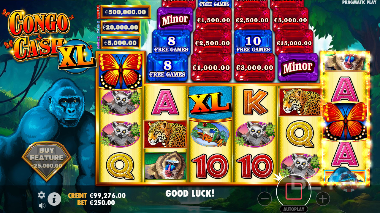Congo Cash XL felülvizsgálata BETO Slots által