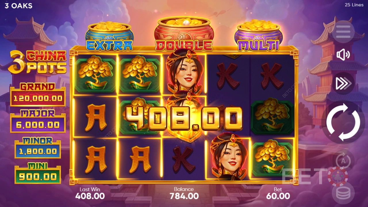 3 China Pots felülvizsgálata BETO Slots által