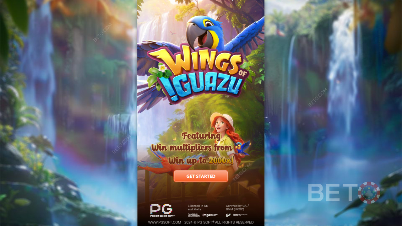 Nyerd meg téted 2000-szeresét a Wings of Iguazu online nyerőgépen!