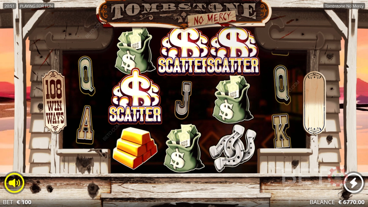 Tombstone No Mercy felülvizsgálata BETO Slots által