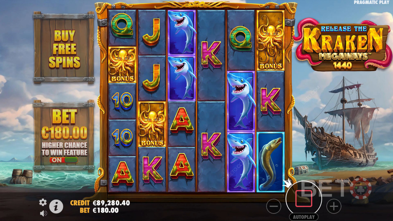 Engedje el a Kraken Megaways felülvizsgálata a BETO Slots által