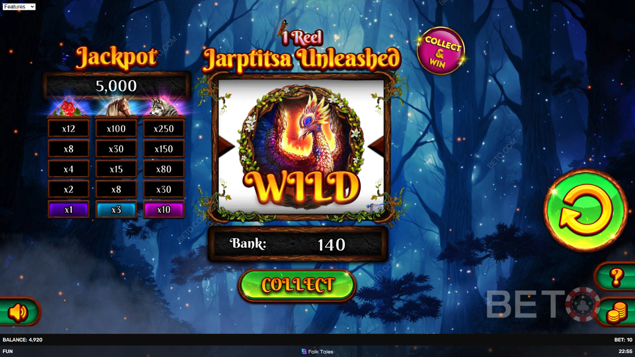 1 tárcsa Jarptitsa Unleashed felülvizsgálata BETO Slots által