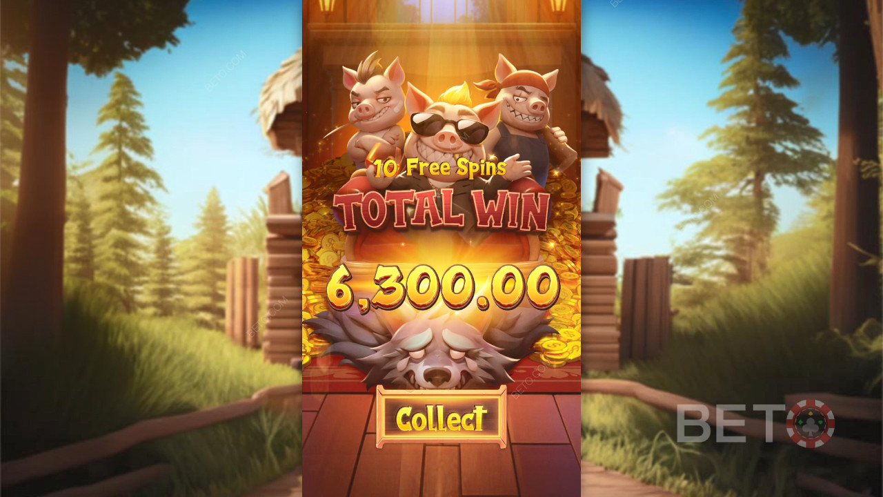 Nyerj 2500-szoros tétet a Three Crazy Piggies nyerőgépen!