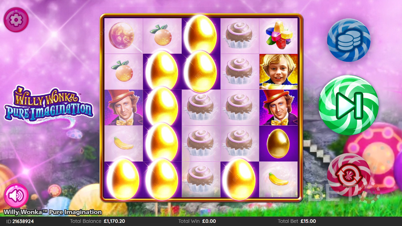 Willy Wonka Pure Imagination felülvizsgálata BETO Slots által