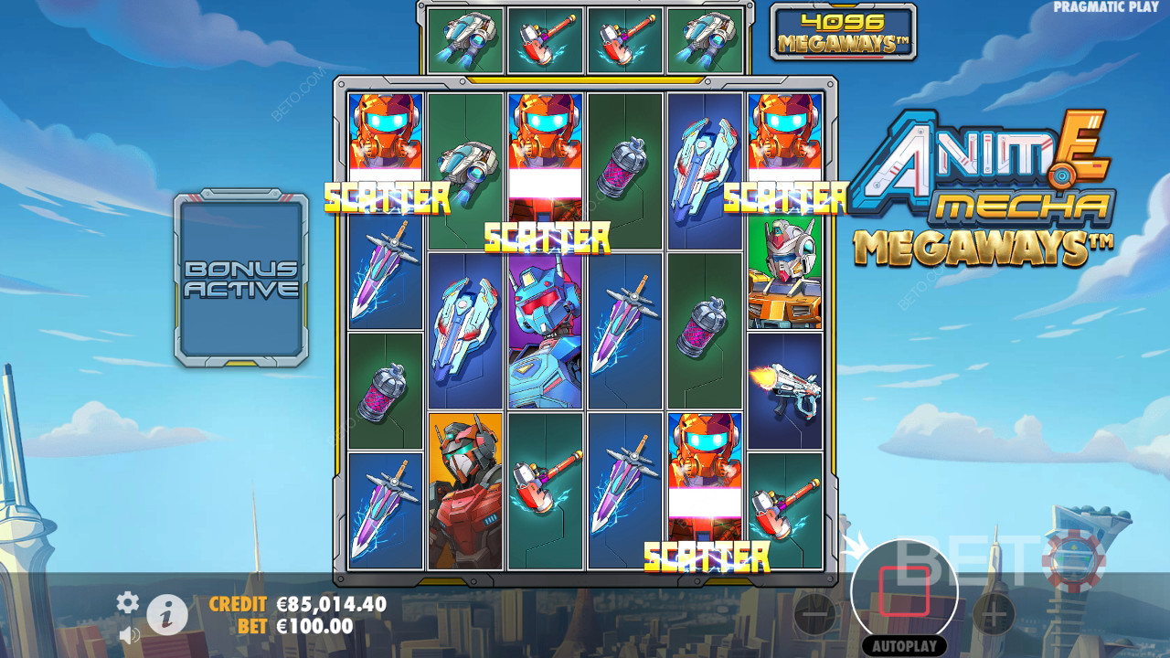 Anime Mecha Megaways felülvizsgálata BETO Slots által