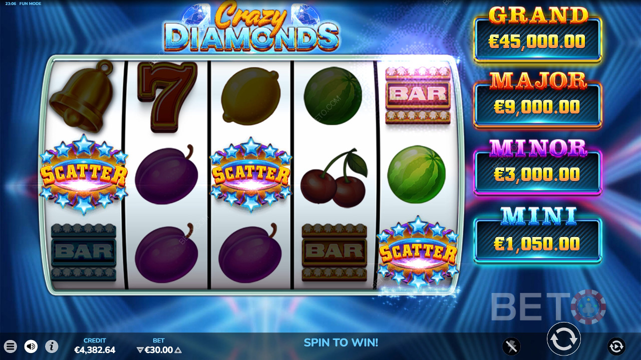 Crazy Diamonds felülvizsgálata BETO Slots által