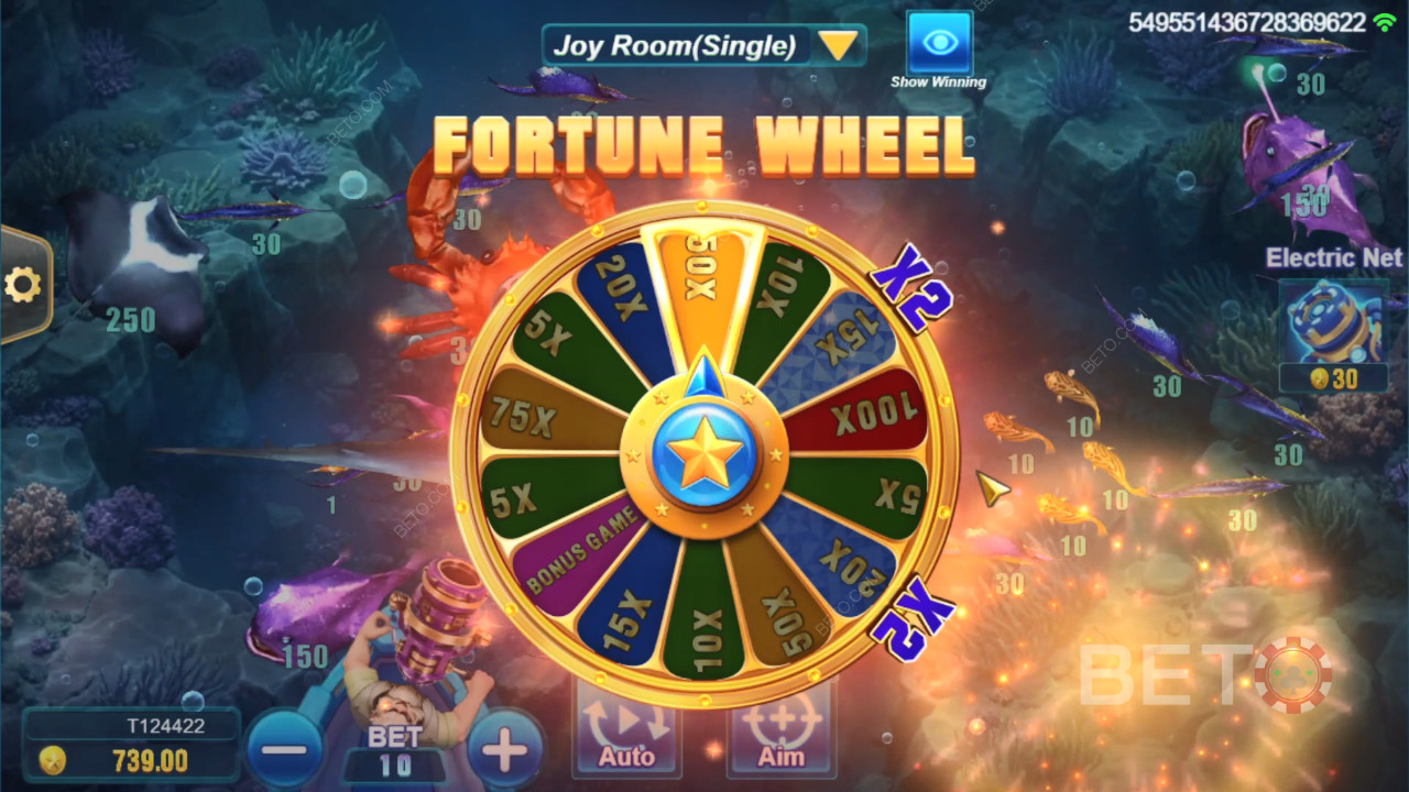 Ocean Hunter felülvizsgálata a BETO Slots által