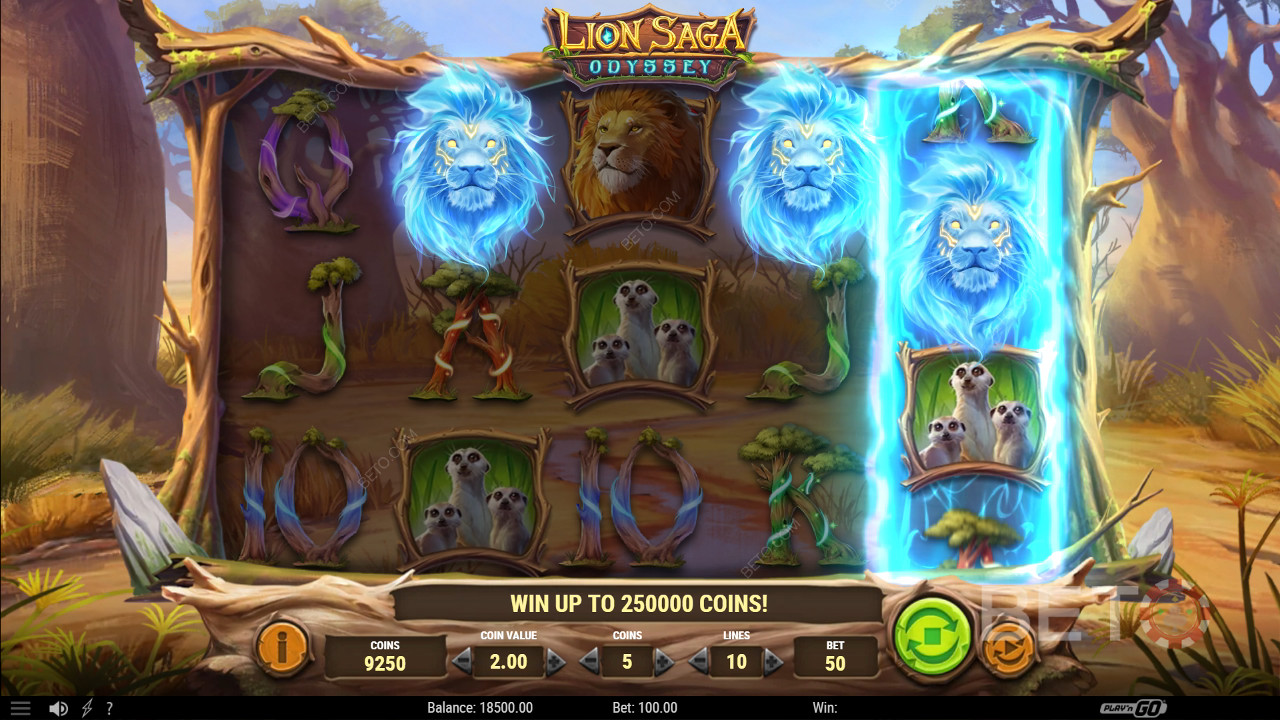 Lion Saga Odyssey felülvizsgálata BETO Slots által