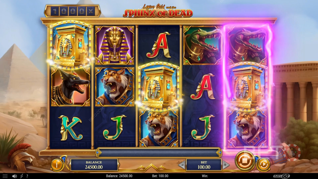 Legion Gold és a Sphinx of Dead felülvizsgálata a BETO Slots által