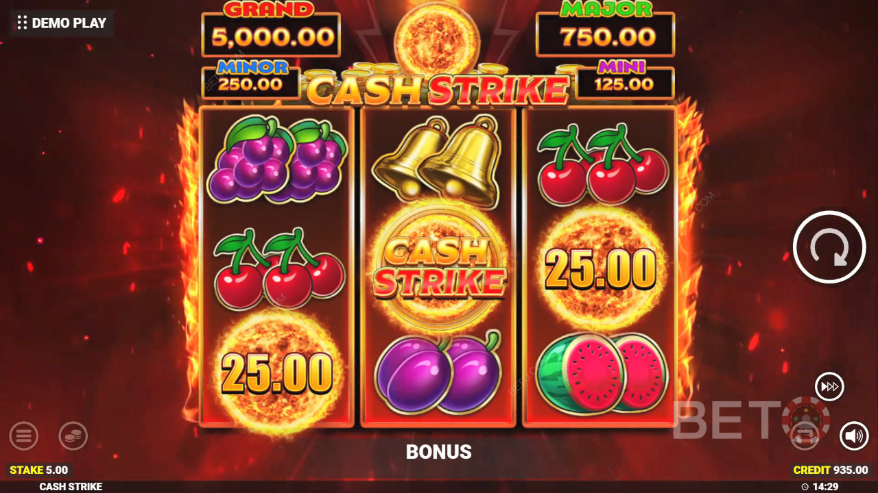 Cash Strike felülvizsgálata a BETO Slots által