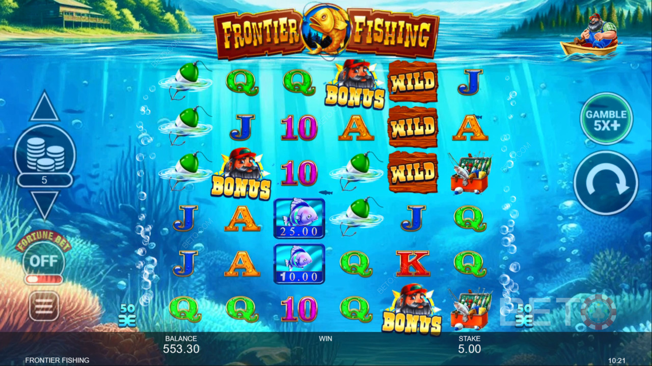 Frontier Fishing felülvizsgálata BETO Slots által