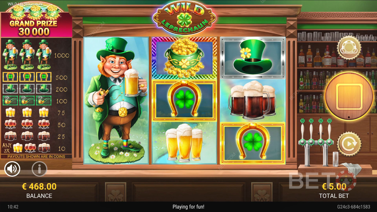 Wild Leprechaun felülvizsgálata BETO Slots által