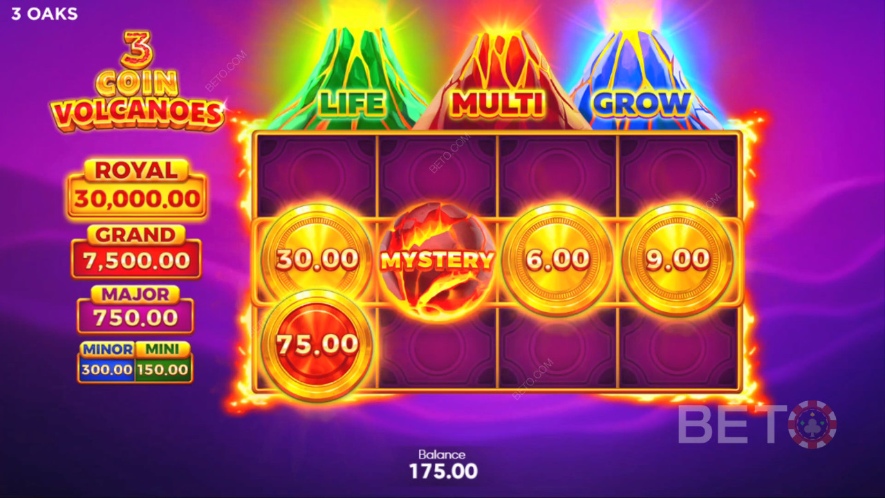 3 Coin Volcanoes felülvizsgálata BETO Slots által
