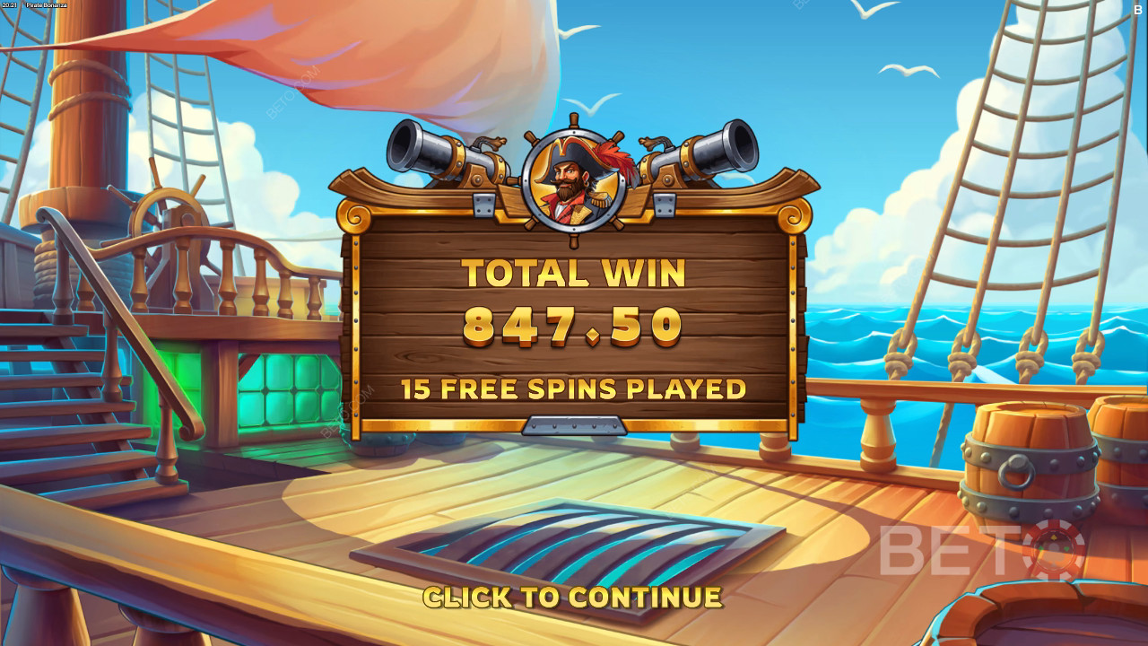 Bónusz funkciók magyarázata a Pirate Bonanza játékban a Backseat Gaming által