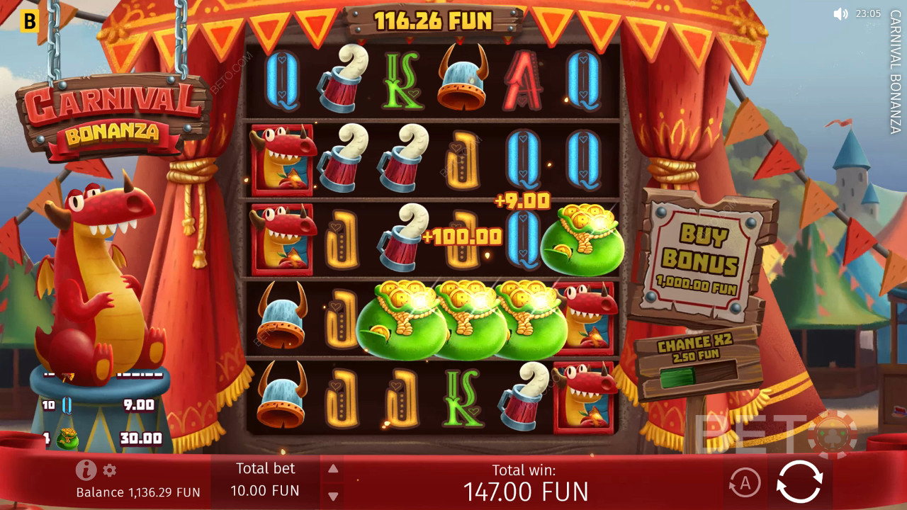 Carnival Bonanza felülvizsgálata BETO Slots által