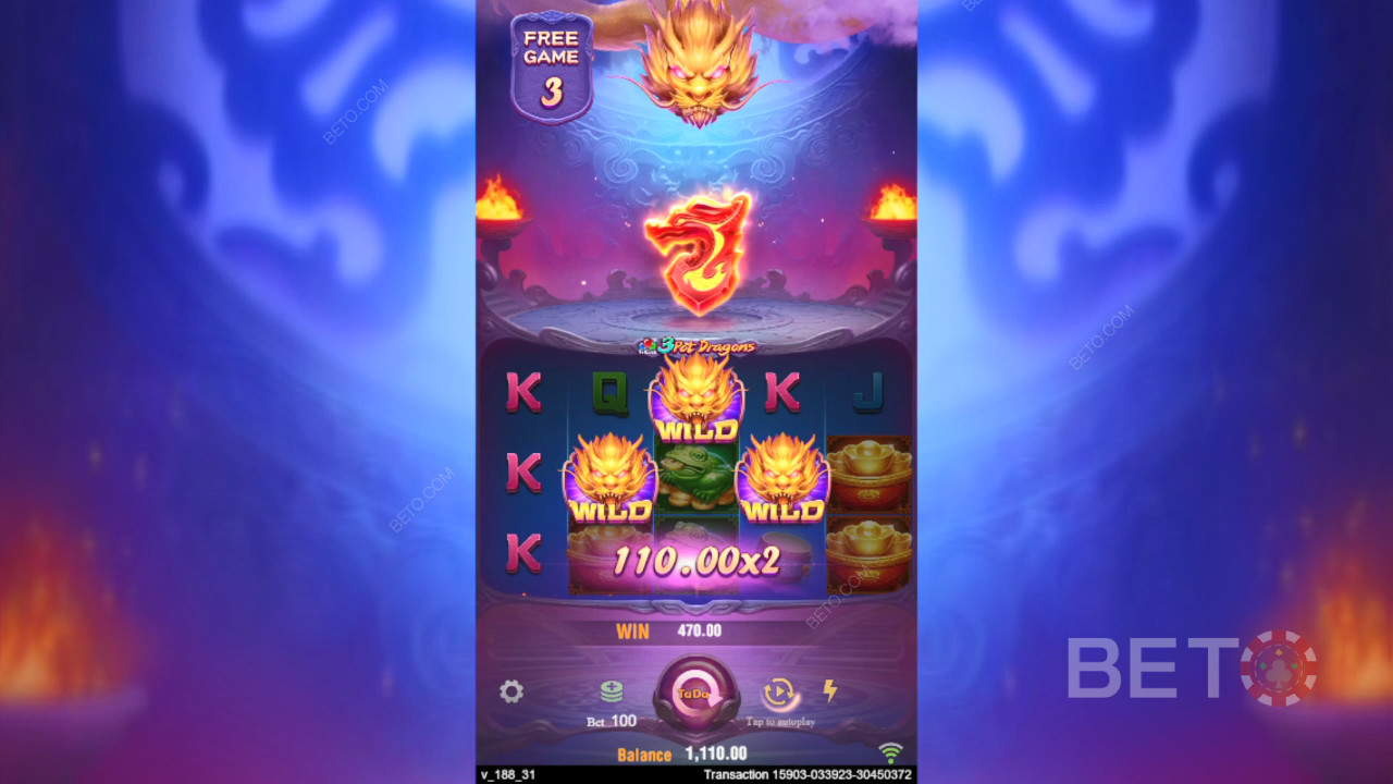 Hogyan játssz a TaDa Gaming 3 Pot Dragons játékával?