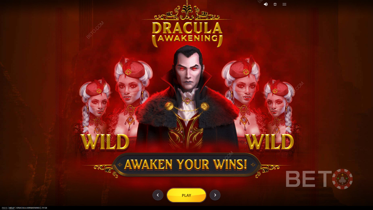 Tapasztald meg Drakula hatalmát a Dracula Awakening online nyerőgépen!