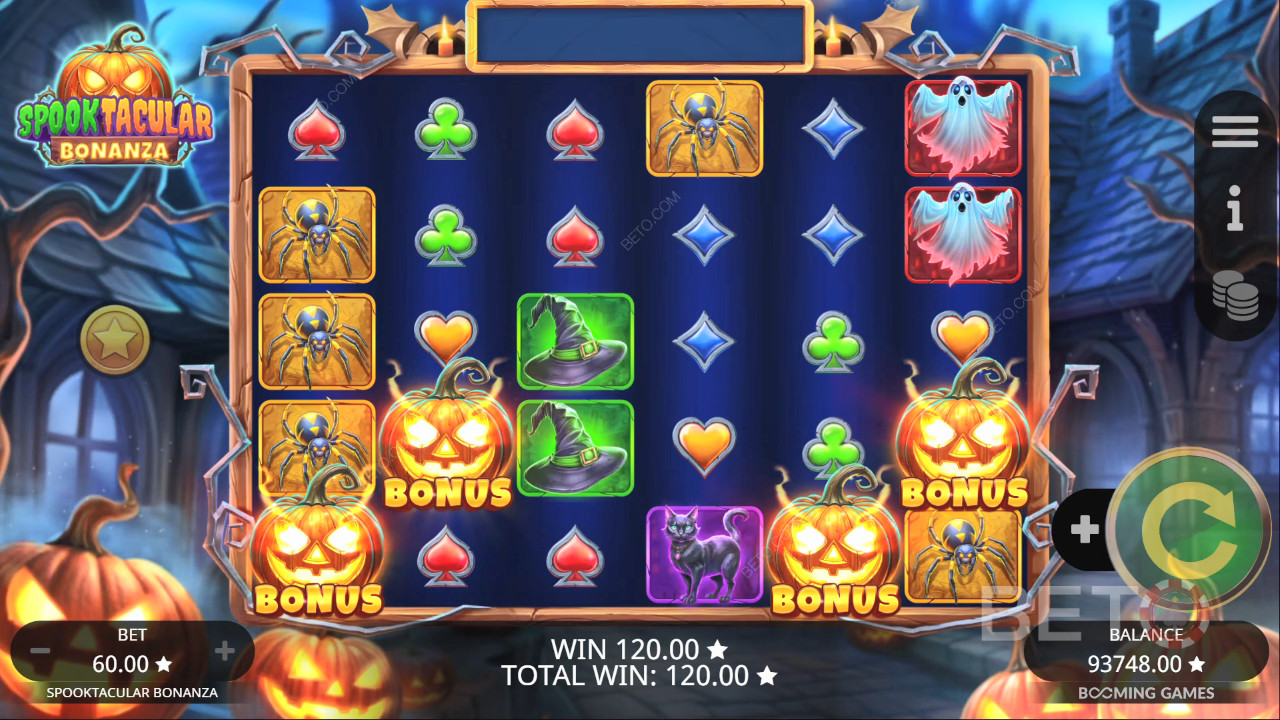 Spooktacular Bonanza felülvizsgálata BETO Slots által