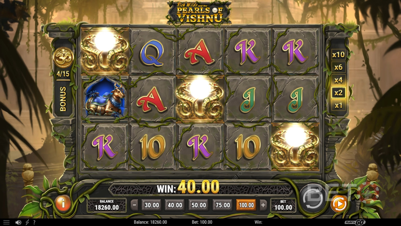 Rich Wilde és a Vishnu gyöngyei felülvizsgálata a BETO Slots által