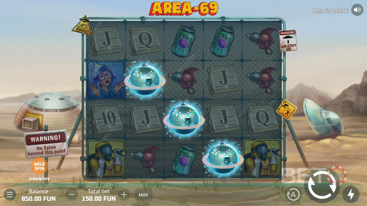 Area 69 felülvizsgálata a BETO Slots által