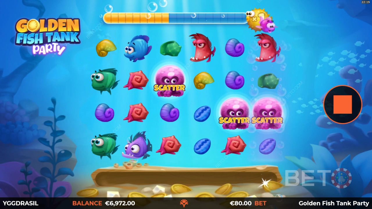 Golden Fish Tank Party felülvizsgálata BETO Slots által