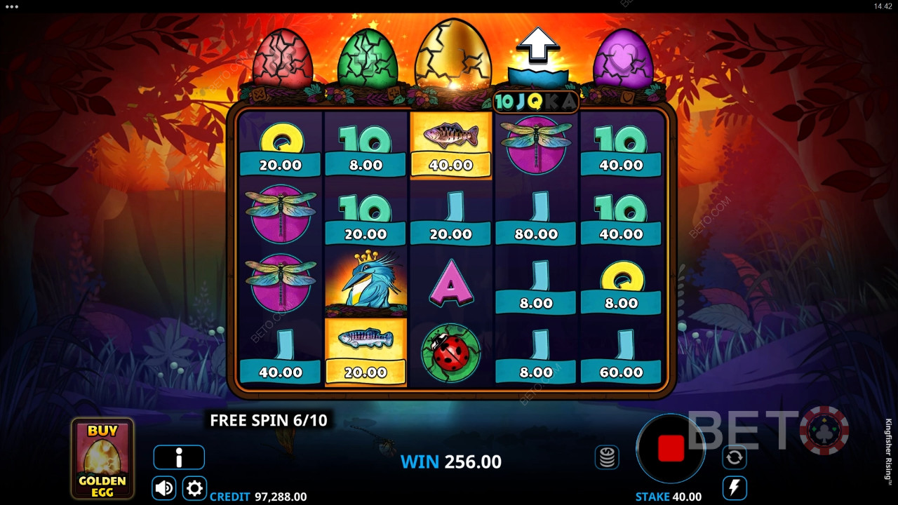 Kingfisher Rising felülvizsgálata a BETO Slots által