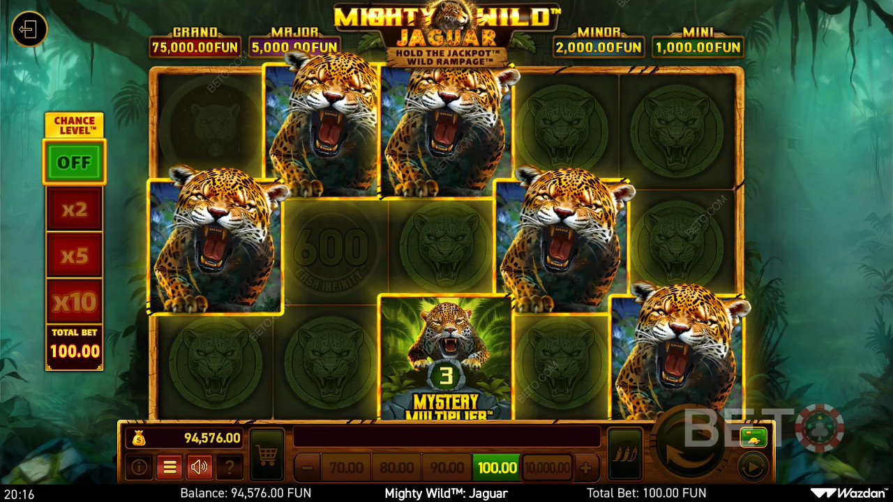 Mighty Wild: Jaguar felülvizsgálata BETO Slots által