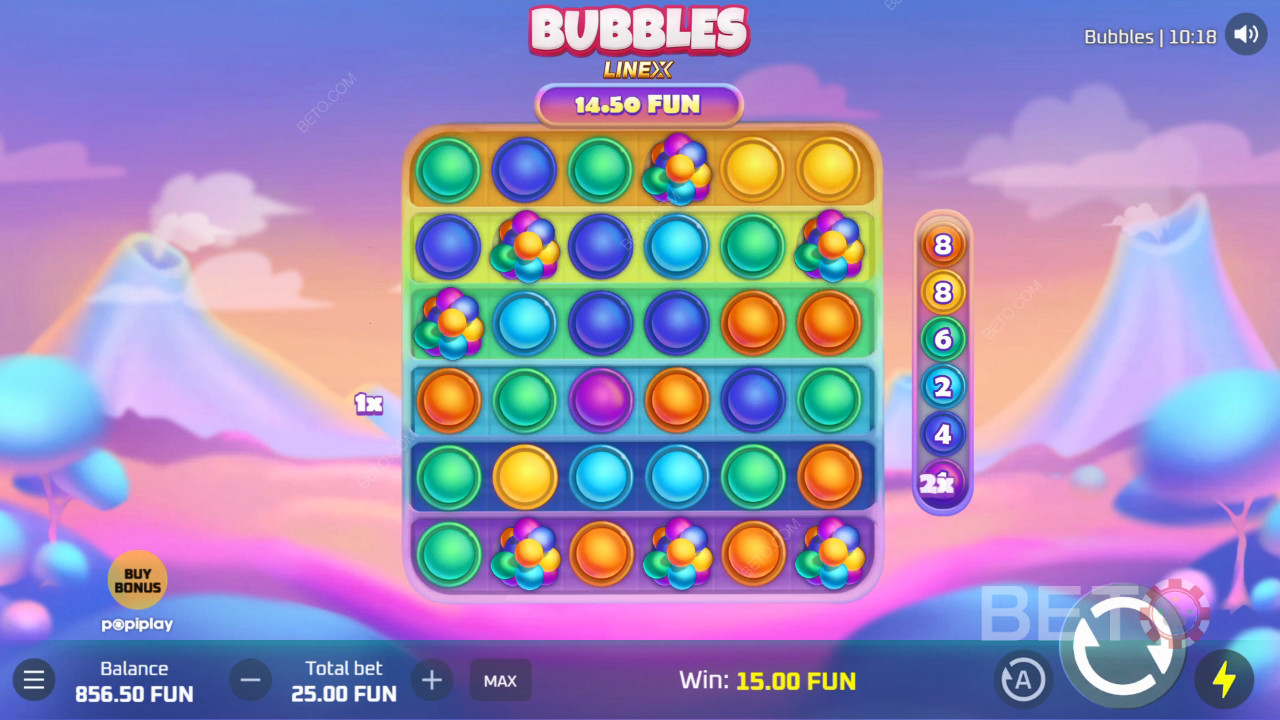 Bubbles felülvizsgálata BETO Slots által