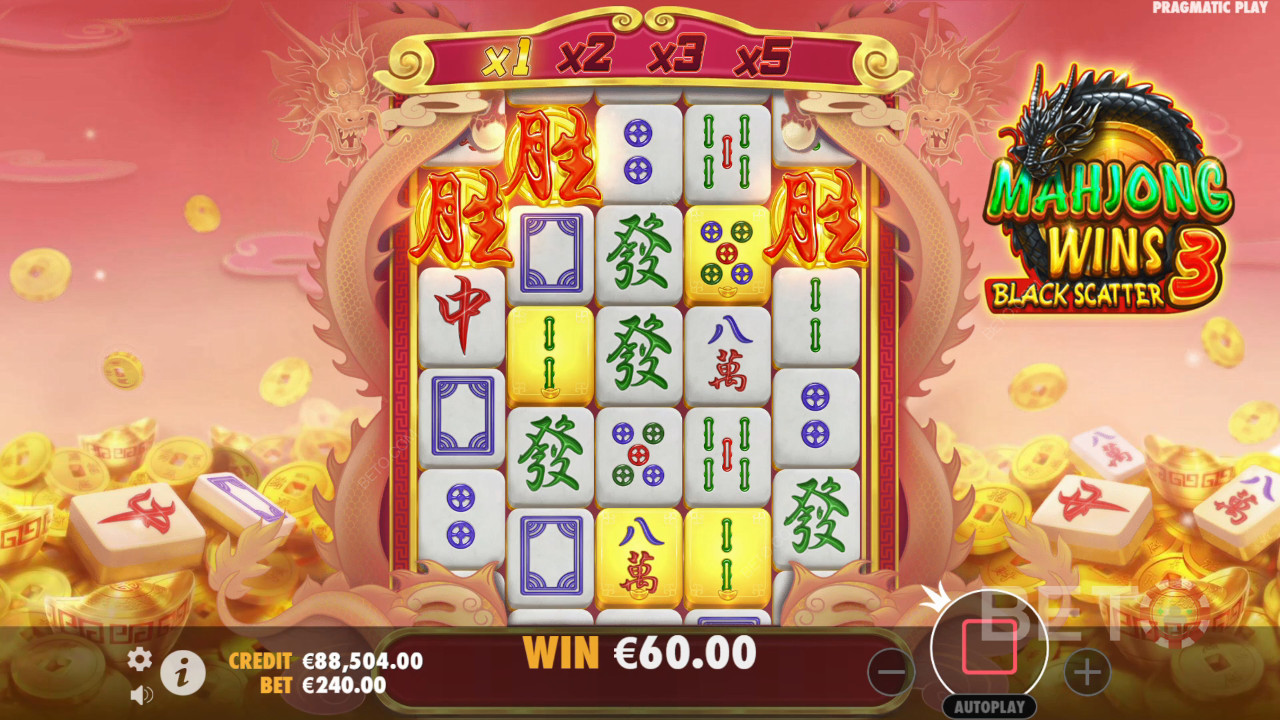 Mahjong Wins 3 - Black Scatter felülvizsgálat BETO Slots által