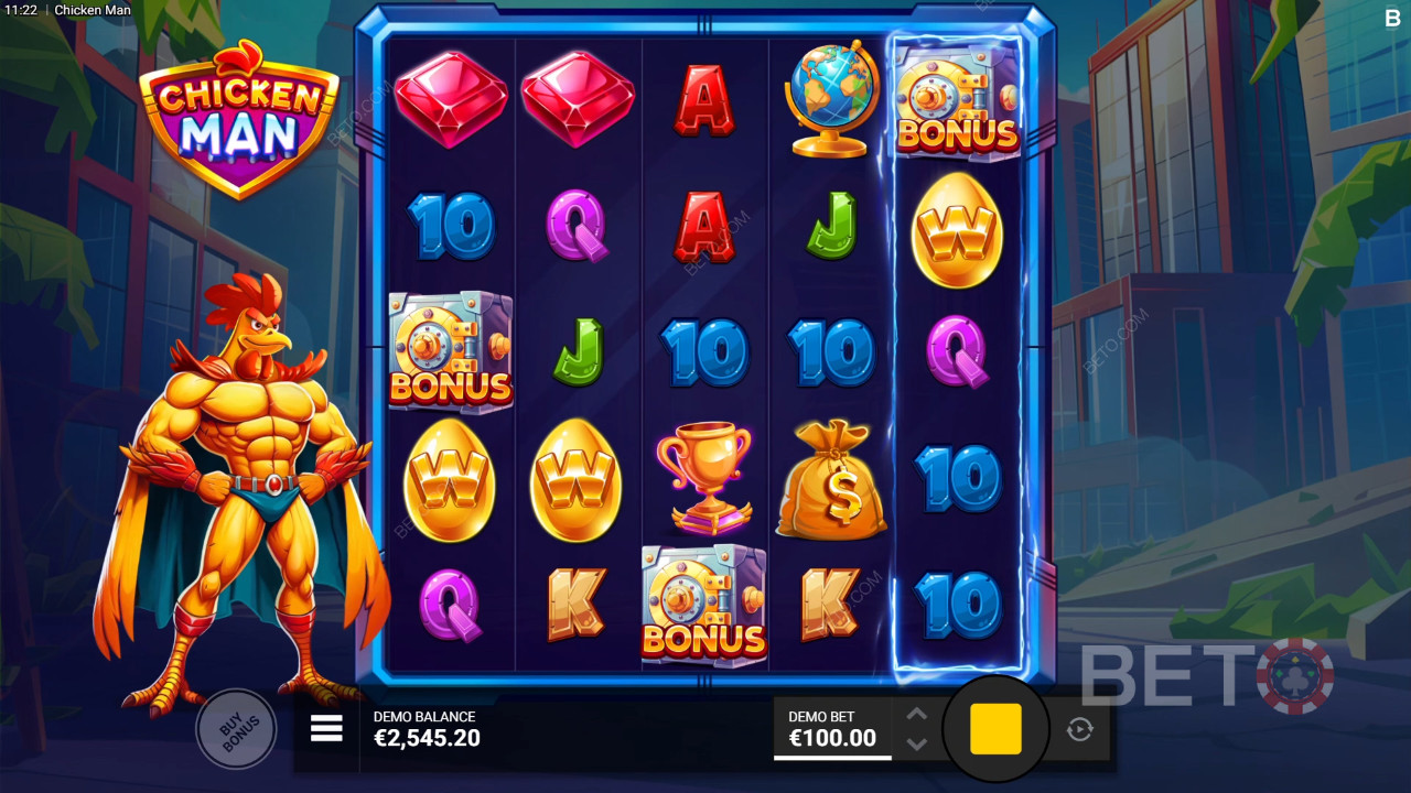 Chicken Man felülvizsgálata BETO Slots által