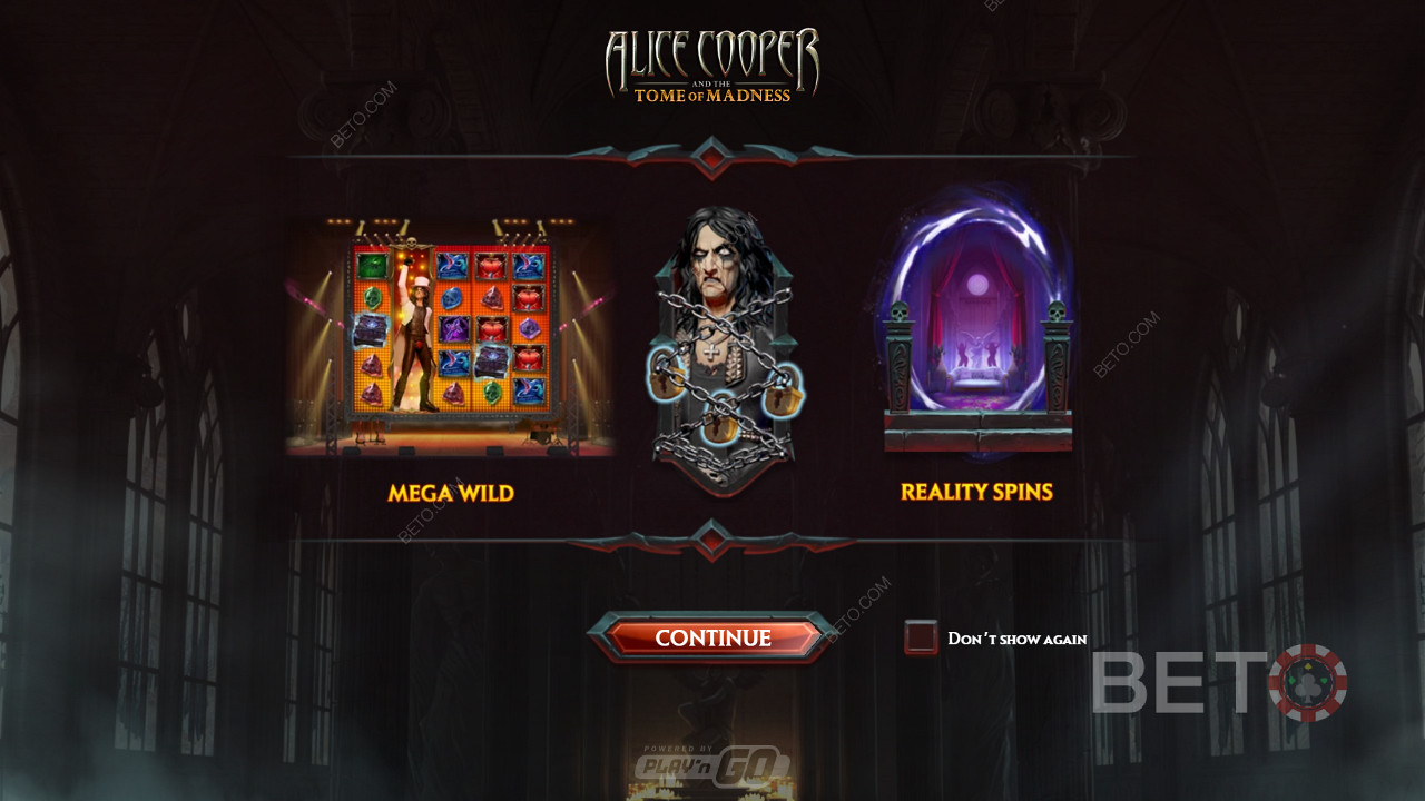 Élvezze a Mega Wilds és az ingyenes pörgetéseket az Alice Cooper and the Tome of Madness nyerőgépben!