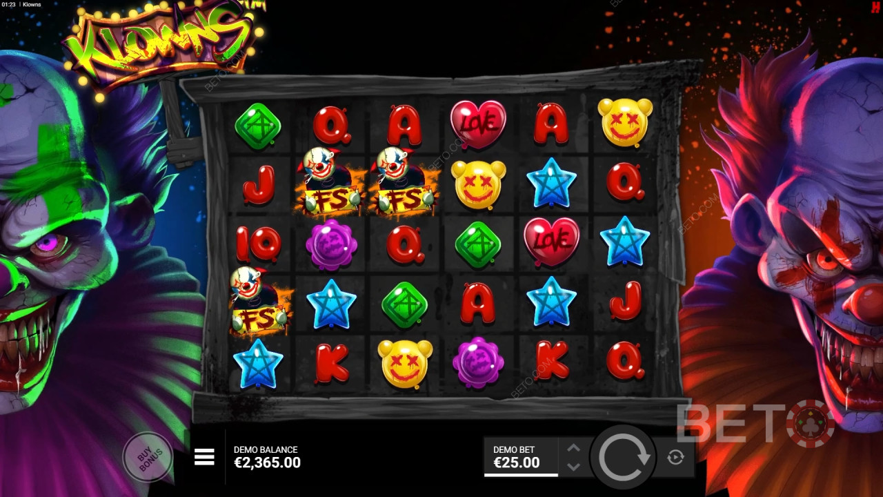 Klowns felülvizsgálata BETO Slots által