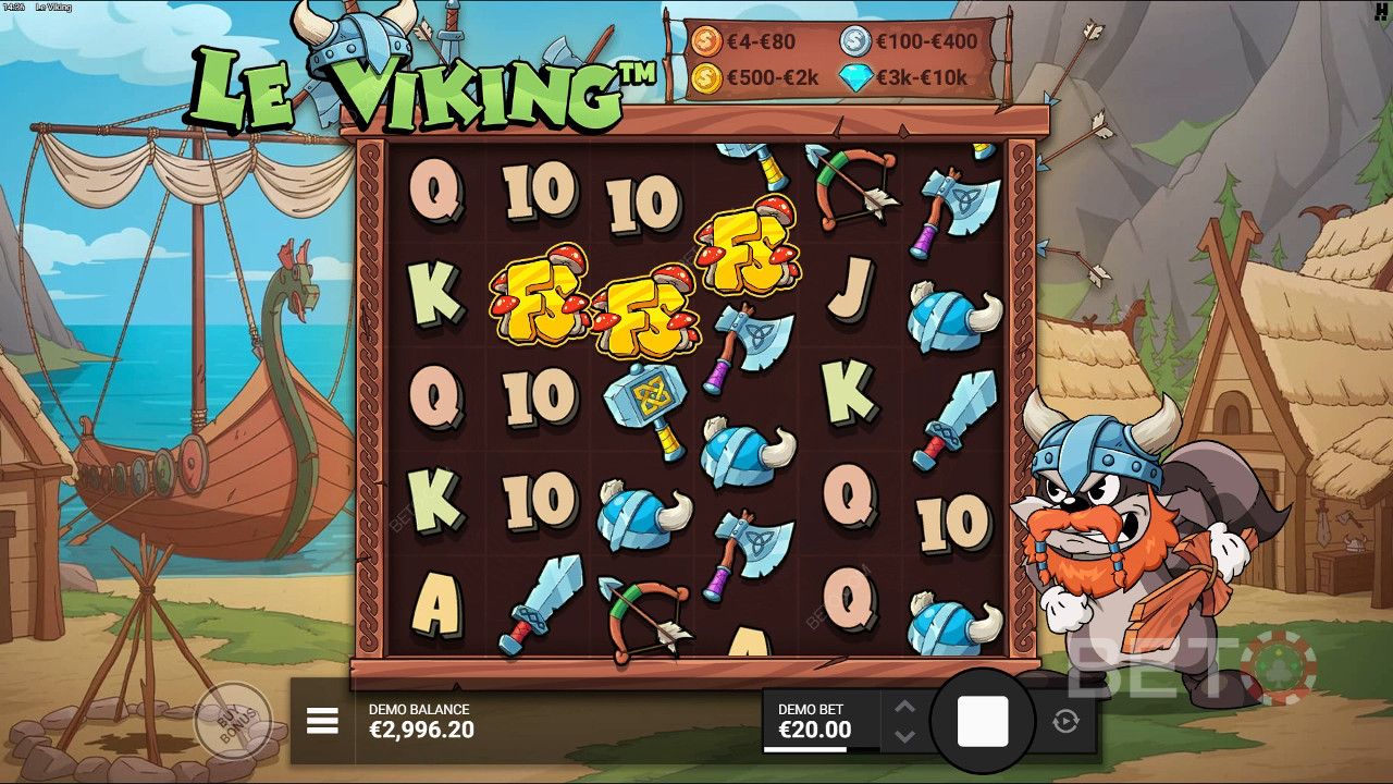 Le Viking felülvizsgálata a BETO Slots által