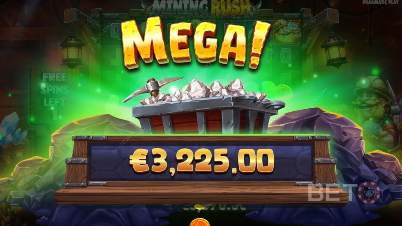 Nyerd meg téted 10,000-szeresét a Mining Rush online nyerőgépen!