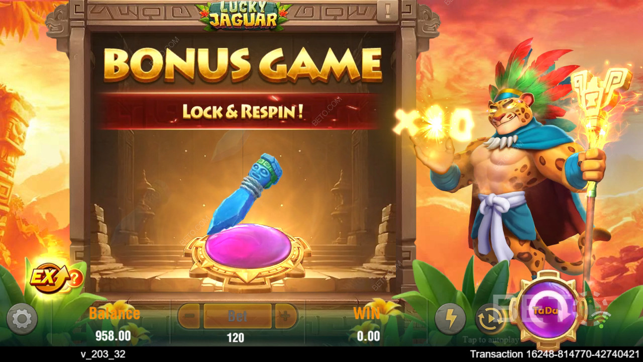 Bónusz funkciók a Lucky Jaguar játékban a TaDa Gaming által magyarázva